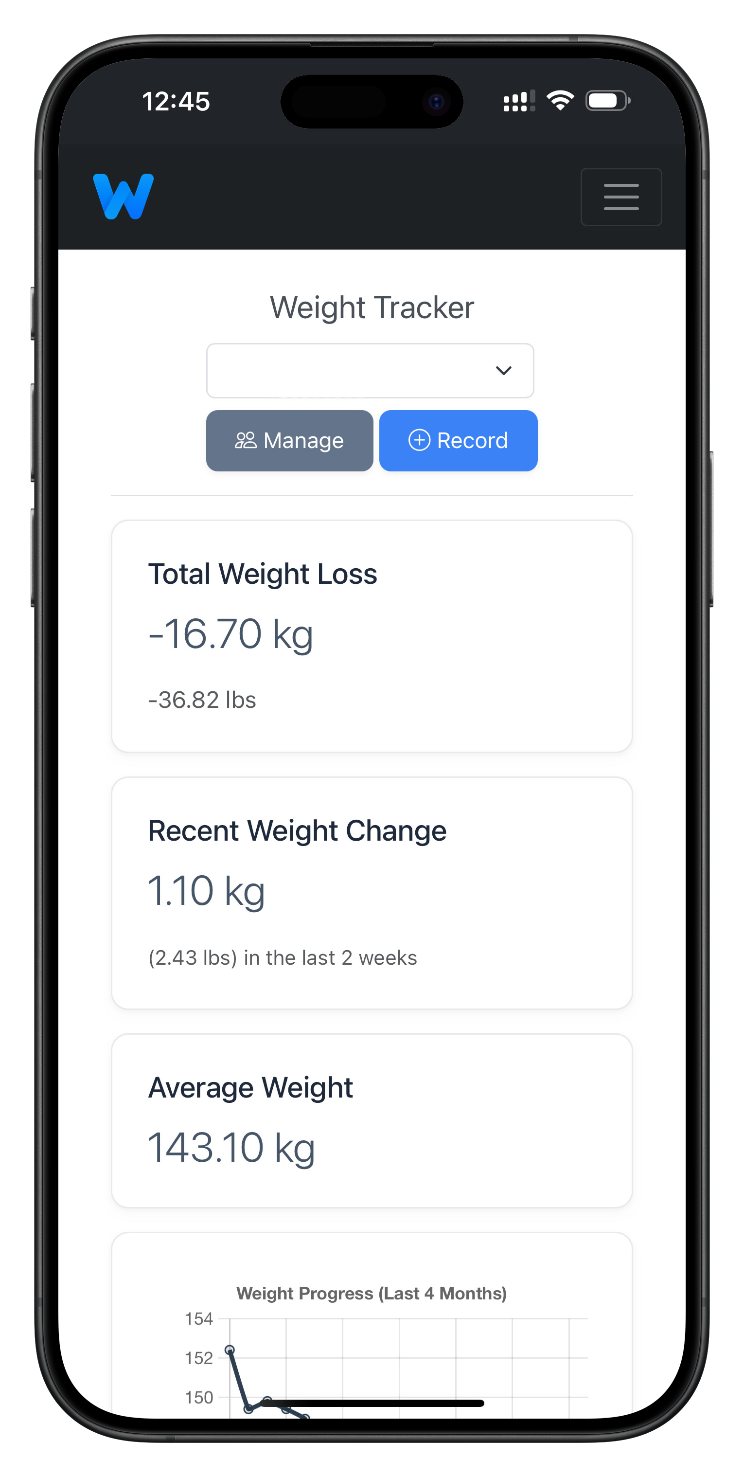 Weivio App Screenshot